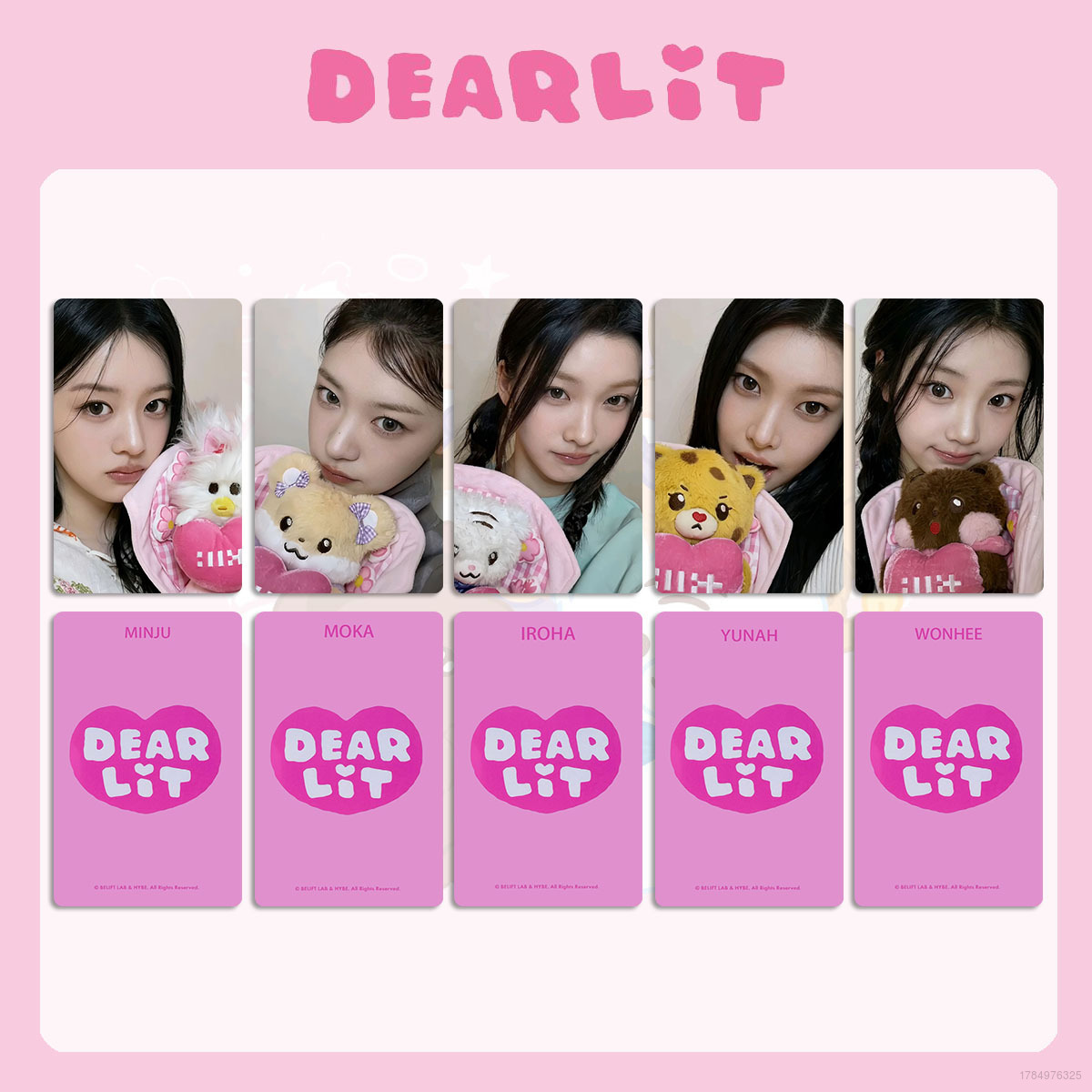 clu 5 ชิ้น/เซ็ท ILLIT LOMO Card 2nd Debut Anniversary DEARLIT MOKA Collection Postcard Star Peripheral ราคาพิเศษ พร้อมบริการส่งฟรี ulc