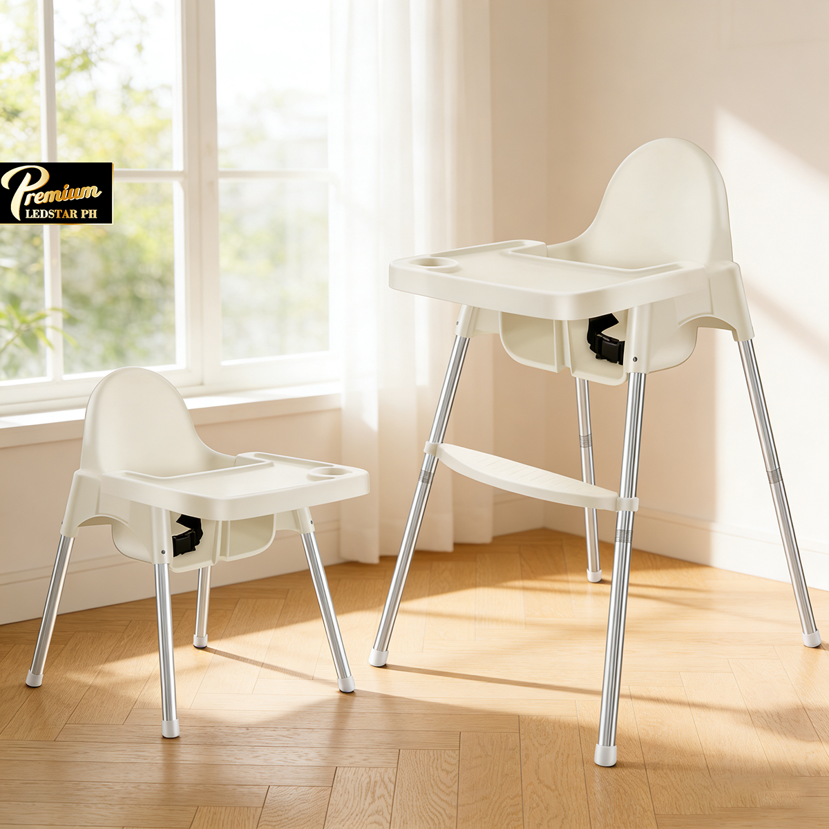 High Chair Booster Seat For Baby Dining FeedingAdjustable Height Dinner Plate Hight Baby Seat Chair