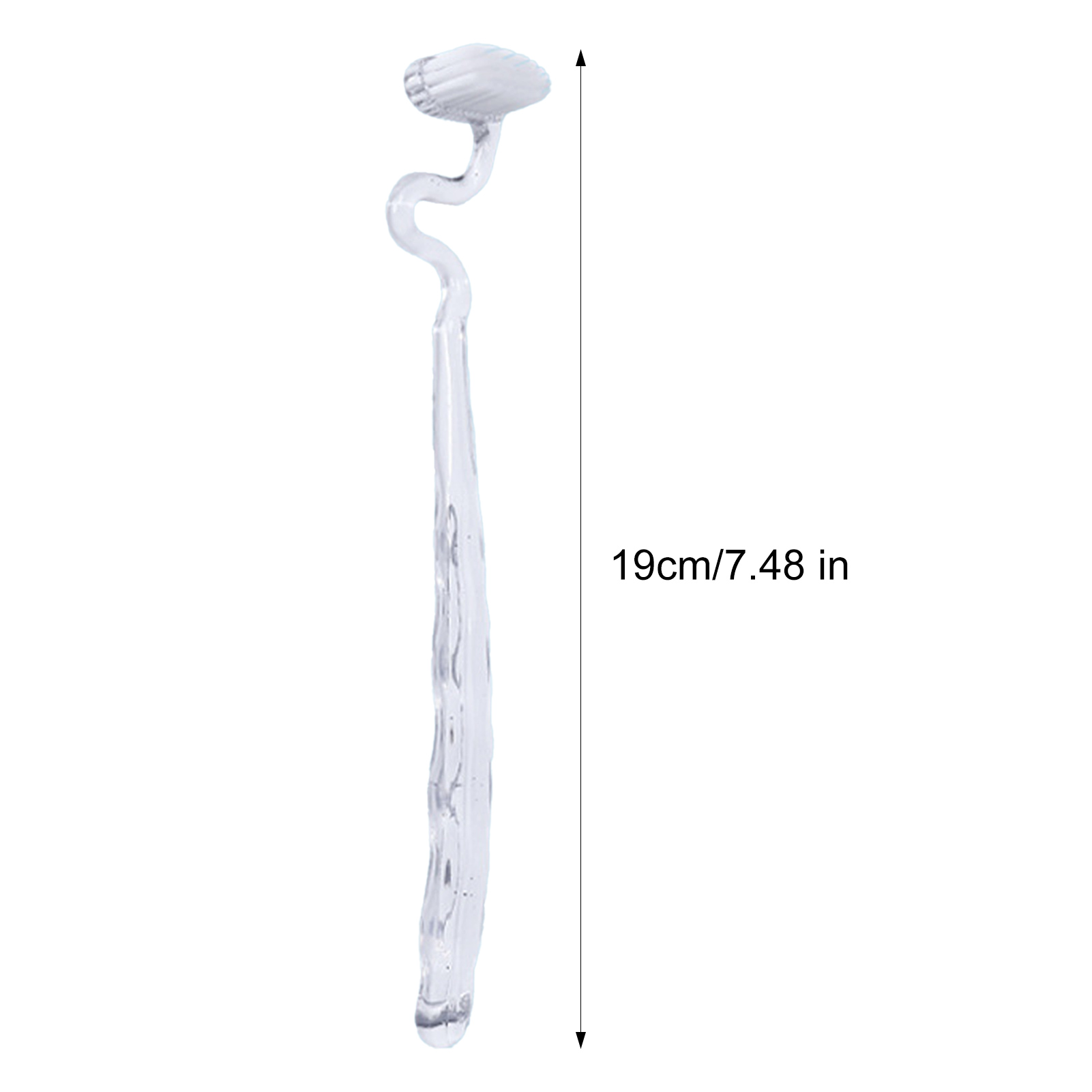 Gloryworld Gum-friendly Toothbrush Hanging Hole Toothbrush Anti-slip Handle S-shaped Toothbrush with Soft Bristles and Hanging Hole Ideal