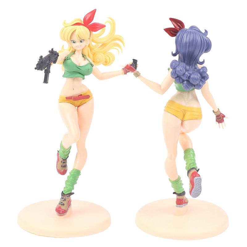 Dragon Ball Z búp bê Anime ăn trưa Mô hình nhân vật ra mắt mô hình bộ sưu tập đồ chơi PVC hình Cô gái đẹp