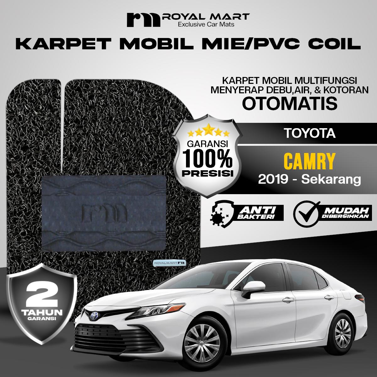 ROYAL MART Karpet Mobil Mie Premium Toyota Camry 2019-Sekarang Full Set Bergaransi Harga 425,000 rupiah*Gratis Ongkir