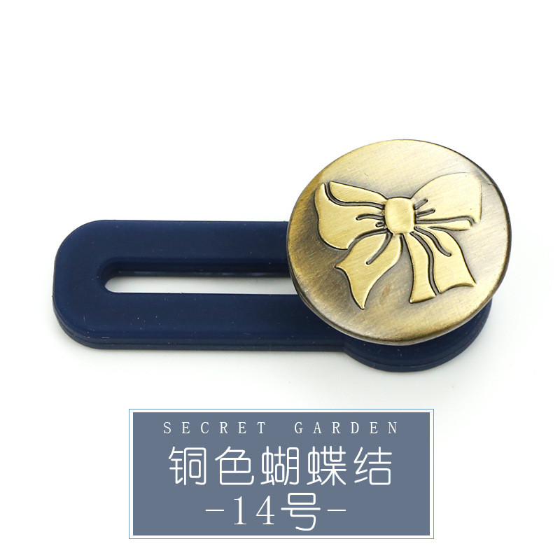 Removable Button Retractable Waist Expansion Button Clinch-Free Sewing Free Button Adjustable Extended Buckle Jeans Button
