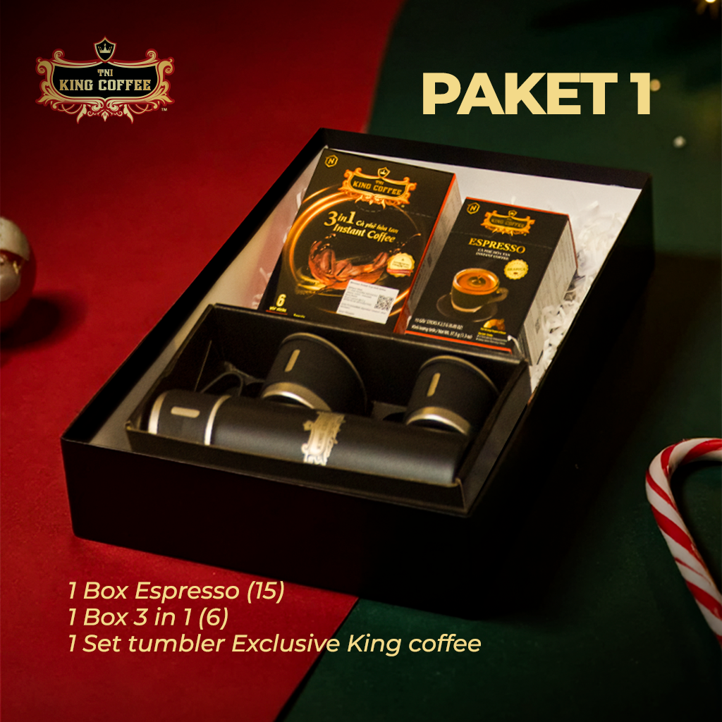 Hampers Ramadan King Coffee box parcel Vietnam coffee packet