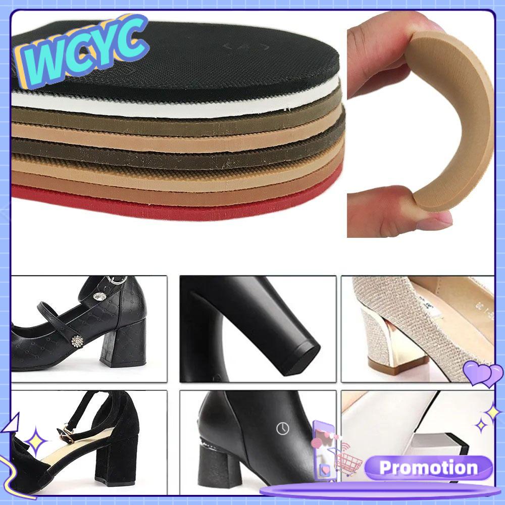 WCYC Vật liệu sửa chữa Sửa giày Đế tự làm Chống trượt Bảo vệ đế cao su Bền
