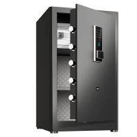 Deli Heavy Duty Anti-Theft Security Box with Fingerprint Scanner Security Money Safe Box Peti Besi