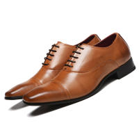 IELGY 【38-46】Mens Business Leather Shoes Dress Shoes Casual Shoes