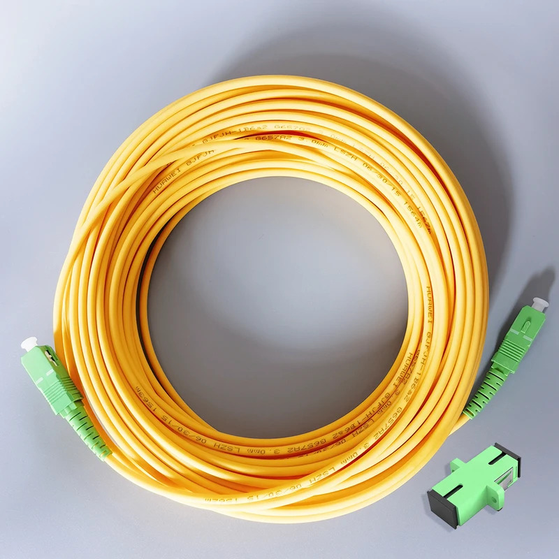 Cáp nối sợi quang SC/APC-SC/APC FTTH Cáp nối sợi quang đơn mode Dây nối dài 5M/10M/15M Fibra Optica