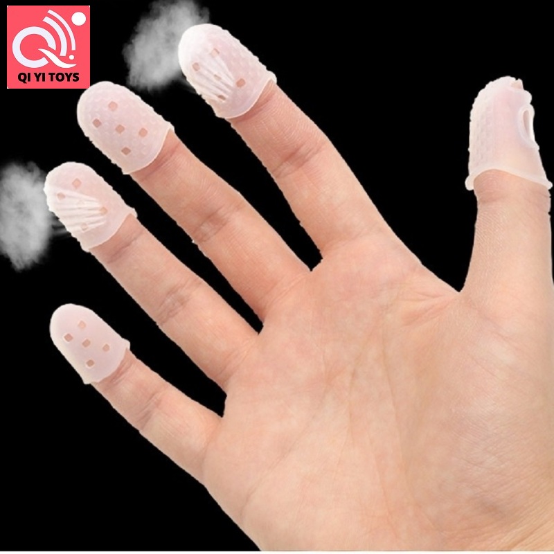 5pcs Finger Cover Anti-slip Hands Coat Relief Play Pain Gloves for Ukulele
