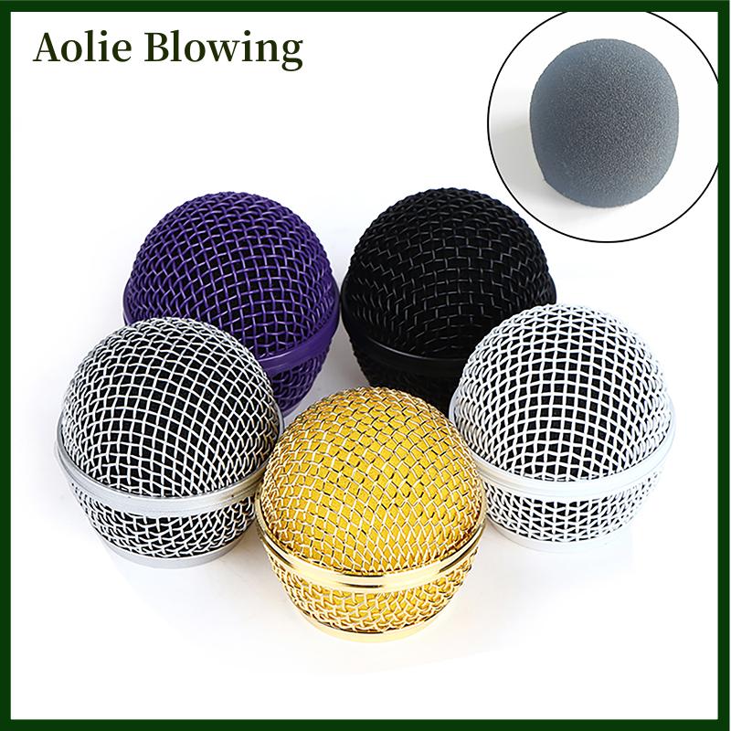 Aolie 1 cái cho shure sm58 Micro không dây thay thế kim loại microphone lưới tản nhiệt thay thế chuyên nghiệp bên Mic đầu phần