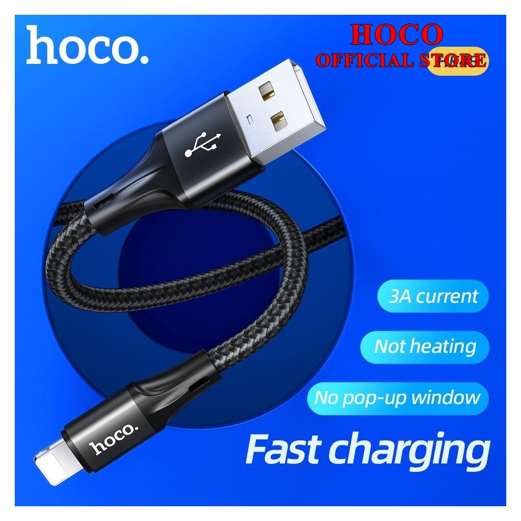 Dây Sạc IP hone  Ip ad  Siêu Bền  Chống Đứt Gẫy Chính Hãng Hoco HK48 cáp sạc pin sạc dự phòng, điện thoại, máy tính bảng 3a Cho Ip6 6s Plus 7 Plus 8 Plus Xs Max 11 12 13 14 PRO MAX . bảo hành 12 tháng - hoco. store