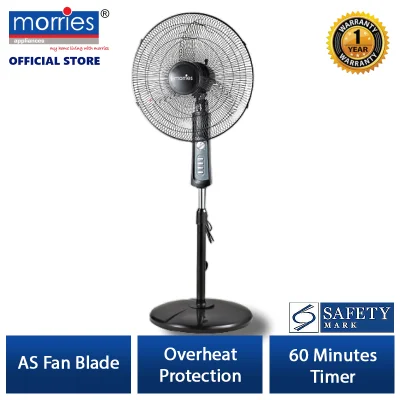 Morries 18 Inches Fan Blade Stand Fan W/Timer (AS Fan Blade) MS-545SFT