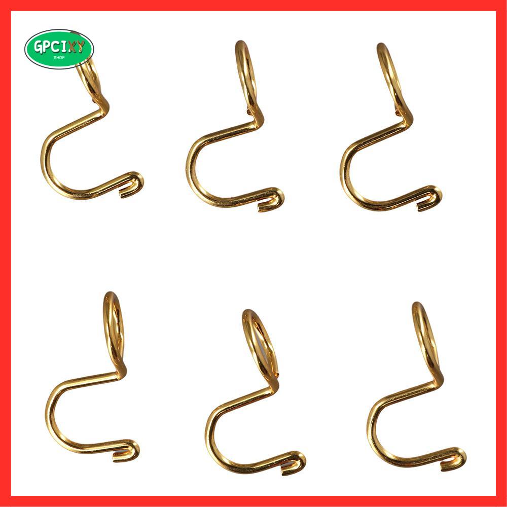 GPCIXY SHOP 20 pcs Stainless Steel Hanger Hooks Gold Silver S