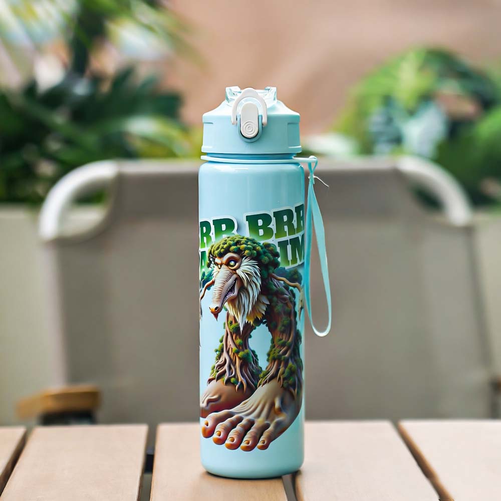 RuiMing 【การจัดส่ง 2-3 วัน】 🔥✨ ขวดน้ำสำหรับเด็ก Shanhaijing 800ml ถ้วยน้ำพลาสติกโปร่งใส ถ้วยอวกาศนักเรียนแบบพกพา