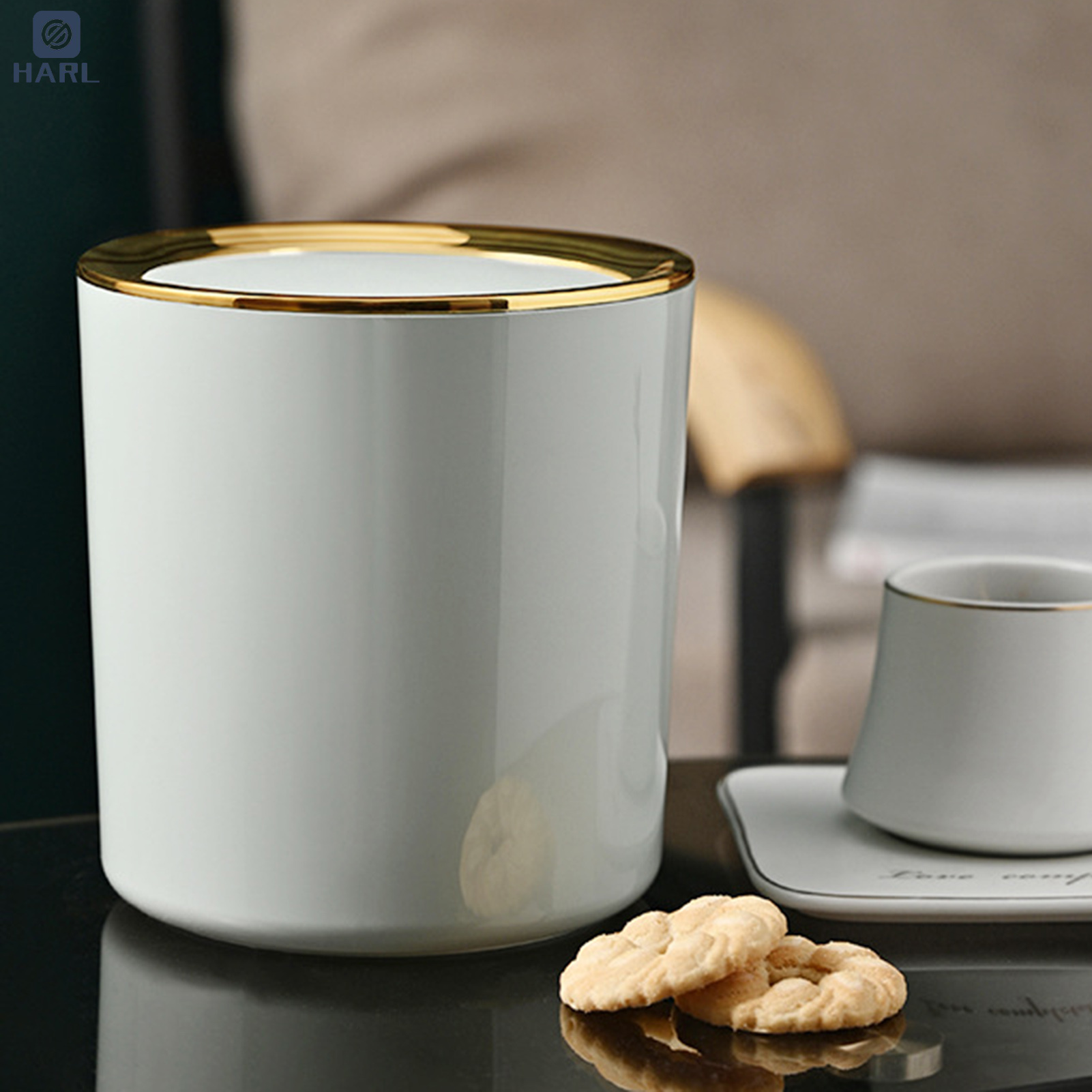 Máy tính để bàn nhỏ wastebasket khối lượng lớn đeo tiện lợi kháng cho bàn xe cà phê văn phòng Bar