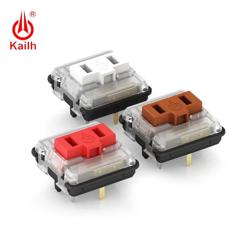 【Must-have】 Kailh Choc Low Profile Switch 1350 Chocolate Keyboard Switch Clicky Tactile Linear White Switches Mechanical Keyboard For Lap