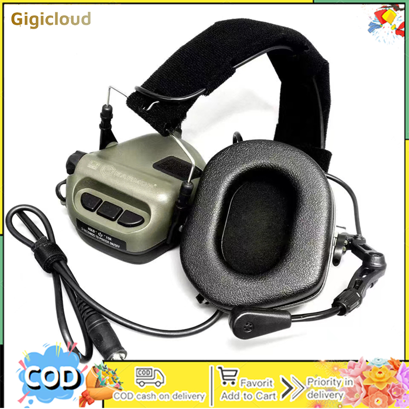 EARMOR M32 Electronic Shooting Ear Protection Earmuffs NRR 22dB Lightweight Hearing Protection For Shooting Range Hunting ราคา 9,589 บาท*ส่งฟรี