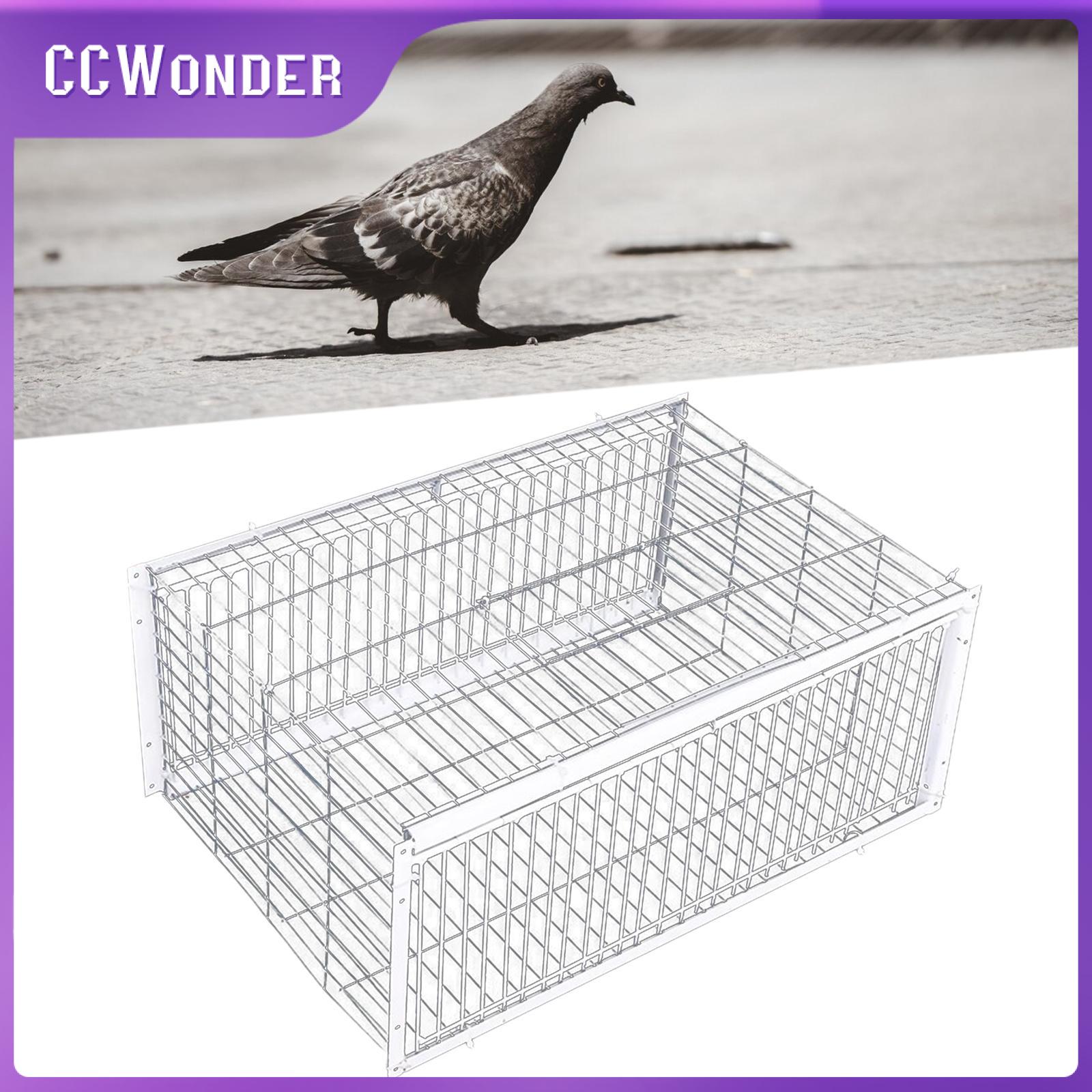 Ccwonder Lồng Bẫy chim bồ câu một chiều cửa vào chuồng chim bồ câu lồng chim di động cho nhà để xe G