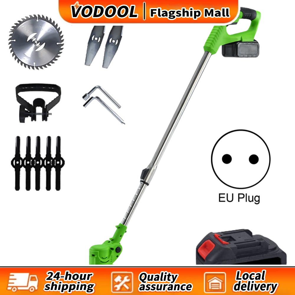 【Free Shipping】 Electric Cordless Trimmer with Adjustable Handle and High Power for Thick Grass Presyo  1,154 Piso*Libreng Shipping