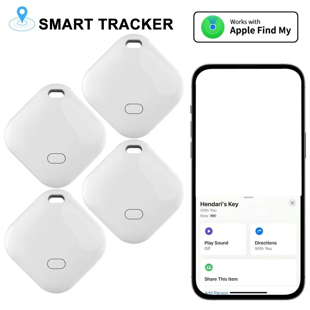 EMERRY Nhắc nhở tin nhắn Thiết bị theo dõi thẻ mini thông minh cho thú cưng Không dây Thiết bị theo dõi  Thiết bị theo dõi Air Tag Bluetooth Công cụ tìm chìa khóa Nhắc nhở chống thất lạc Thiết bị định vị Dành cho trẻ em người già thú cưng