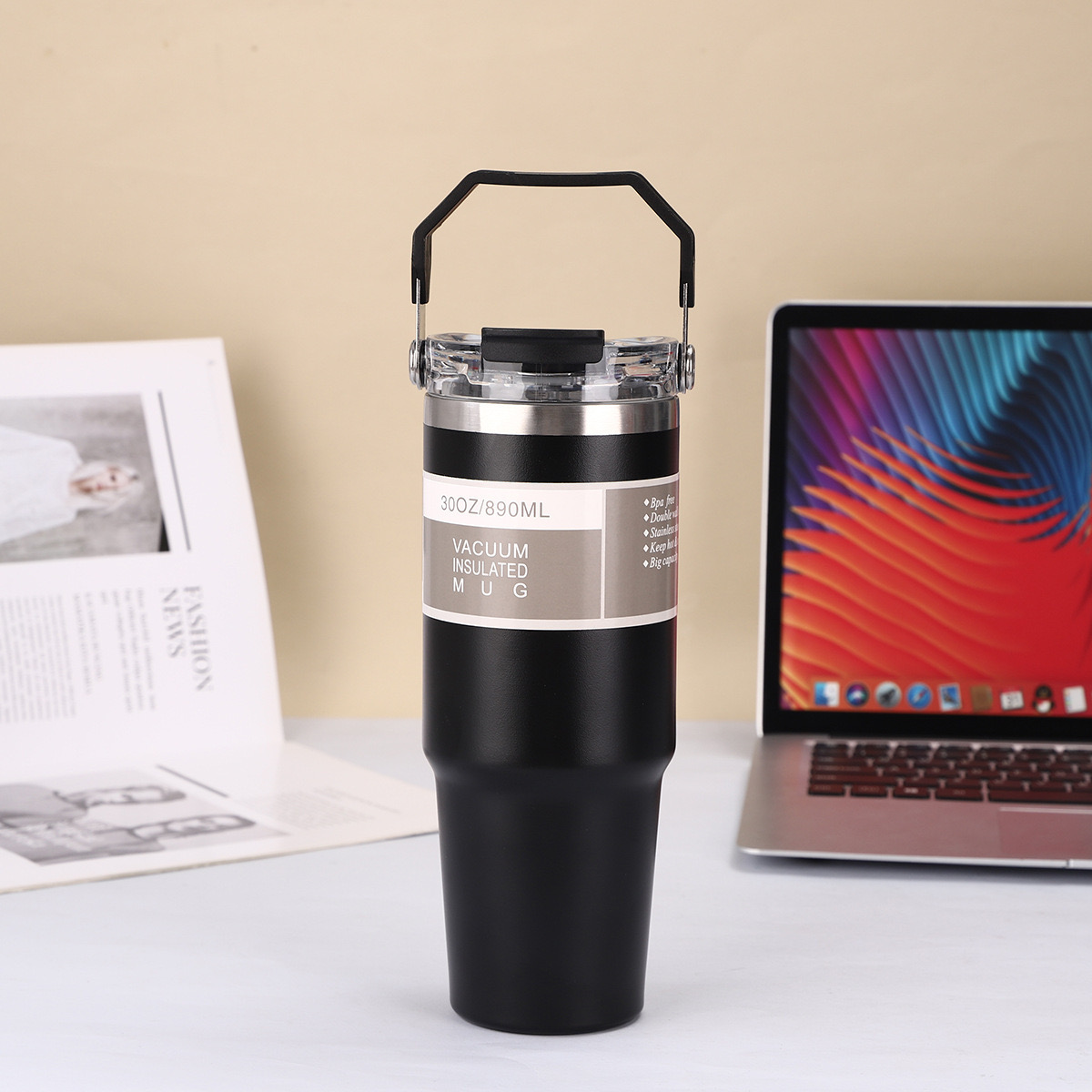 Screw cap for 20/25/30oz, shipped from Bangkok, suitable for tyeso/panda/stanly Cup without handle ราคา 55 บาท*ส่งฟรี