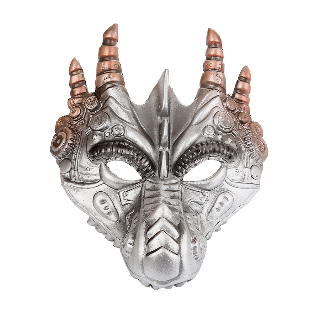 microgood Dragon Design Foam Face Cover Masquerade Carnival Halloween