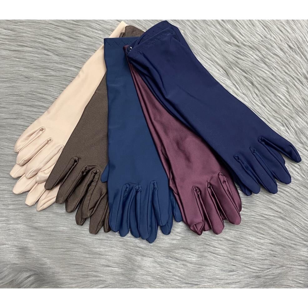Găng Tay Nữ Ngắn Chống Nắng Bao Tay Vải Dày Chất Lượng Tốt - Shop Kim Yến 5 - 2