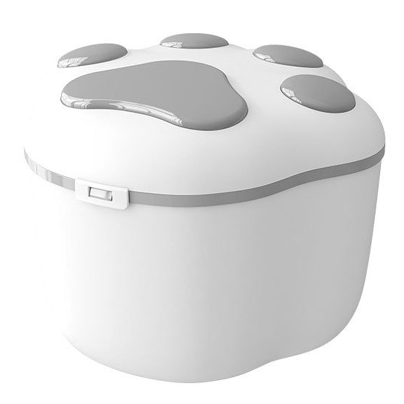 Cat Food Box Sealed Plastic Large Capacity Dog Grain Storage Container Pet Snacks Bucket Moisture-Proof Dry Feeder