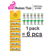 TIGER BALM 2in1 INHALER 6PCS 1pack from Thailand AUTHENTIC