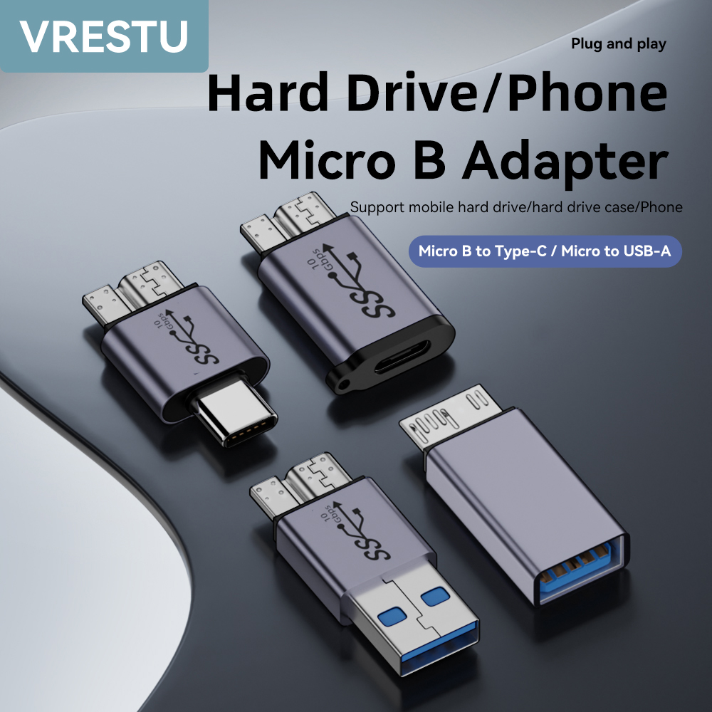 【Be worth】 10g B To Usb C 3.1 3.0 Male To Type C Female Adapter Usbc Usb B Connector For External Ha