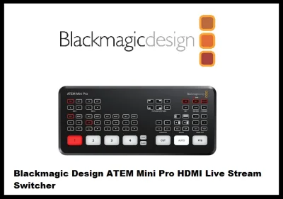 Blackmagic Design ATEM Mini Pro HDMI Live Stream Switcher + One Year Local Warranty