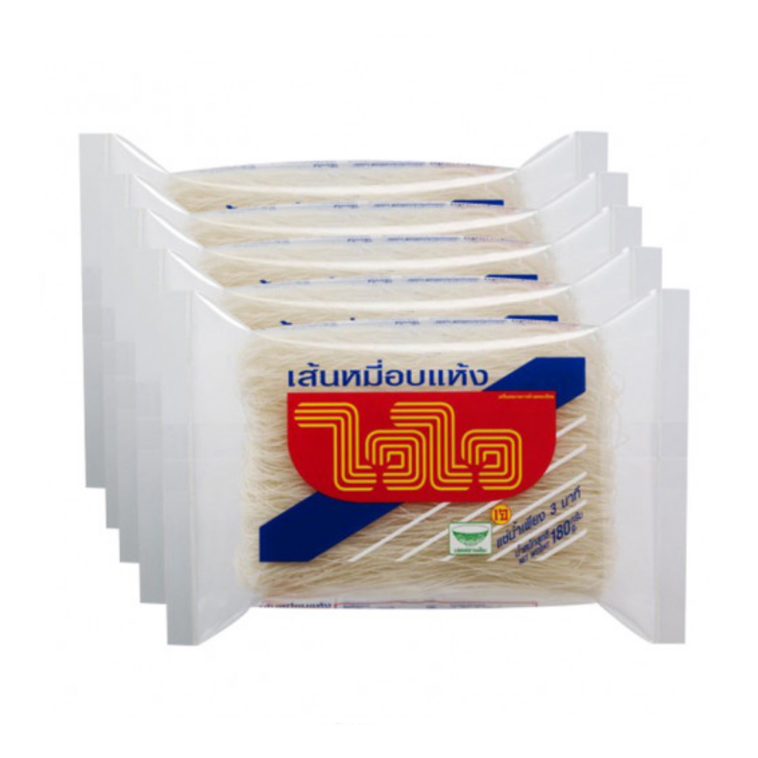Wai Wai Rice Vermicelli 180G. Pack 5 ราคา 71 บาท*ส่งฟรี