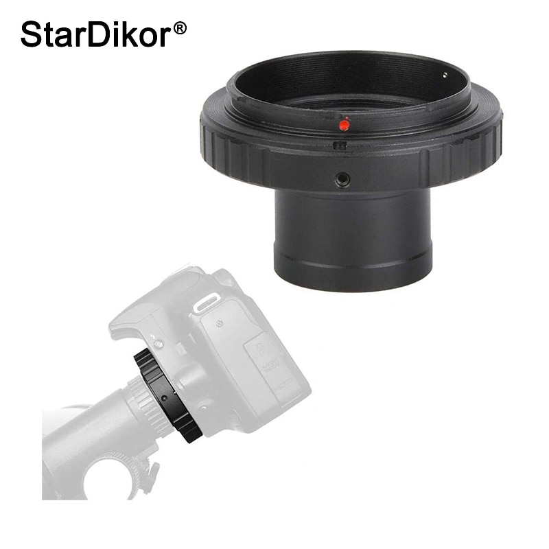 StarDikor 1.25 Inch Telescope Adapter T Ring Mount Set DSLR Camera