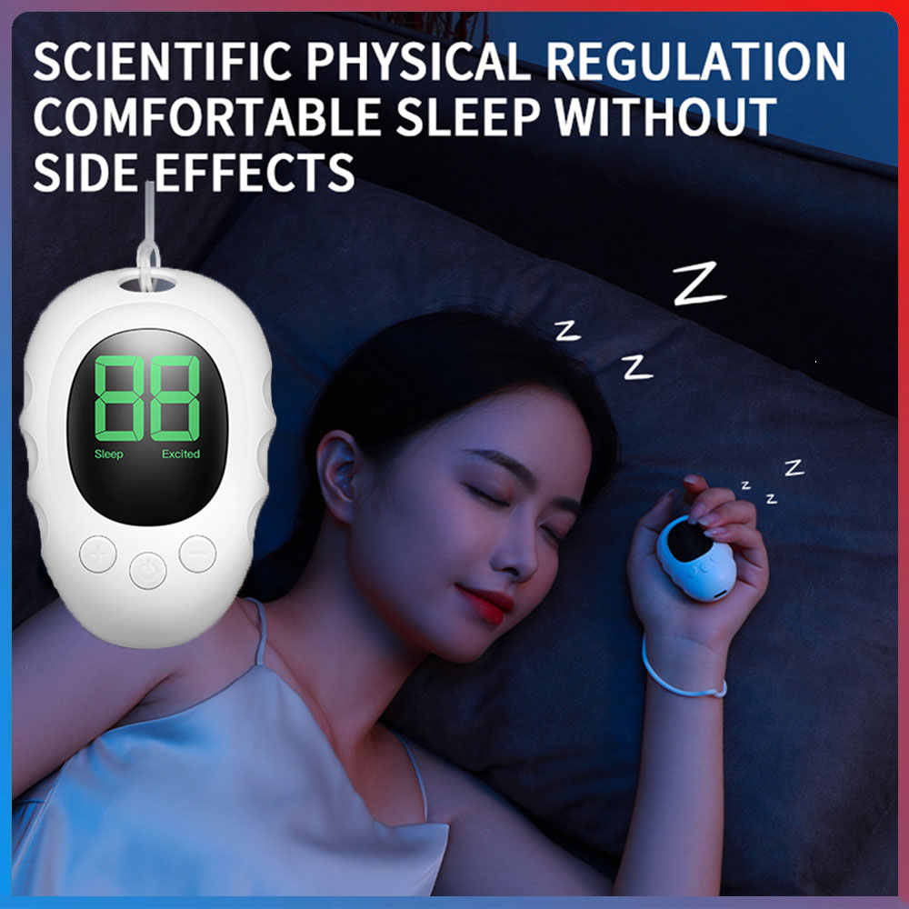 Hailicare Microcurrent Intelligent Sleep Apparatus Handheld Low Frequency Pulse Stress Reduction Sleeping Aid Insomnia Physical Therapy Artifacts Improve Mood Anxiety ราคา 151 บาท*ส่งฟรี