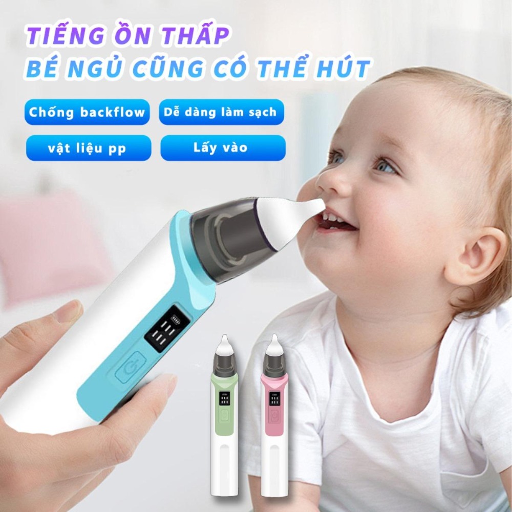 Cầm tay vệ sinh mũi, thiết yếu silicon y tế, mũi hút không ồn nhà, trẻ sơ sinh chăm sóc, dụng cụ hút mũi, máy hút mũi điện, từ 0-3 tuổi
