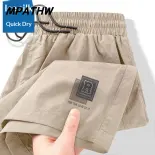 MPATHW  Quần Short Nam Mùa Hè Quần Năm Phân Rộng Rãi Lụa Băng Nhanh Khô Quần Đi Biển Thể Thao Thoải Mái Dễ Phối Thoáng Khí
