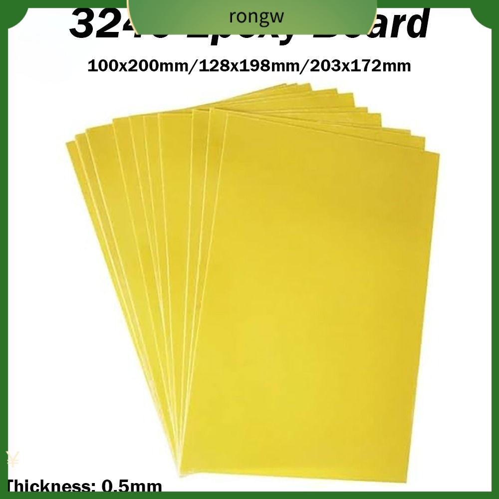 RONGW Chịu nhiệt độ cao Bảng epoxy Màu vàng 3240 Bảng bảo vệ  Tấm cách nhiệt sợi thủy tinh Pin