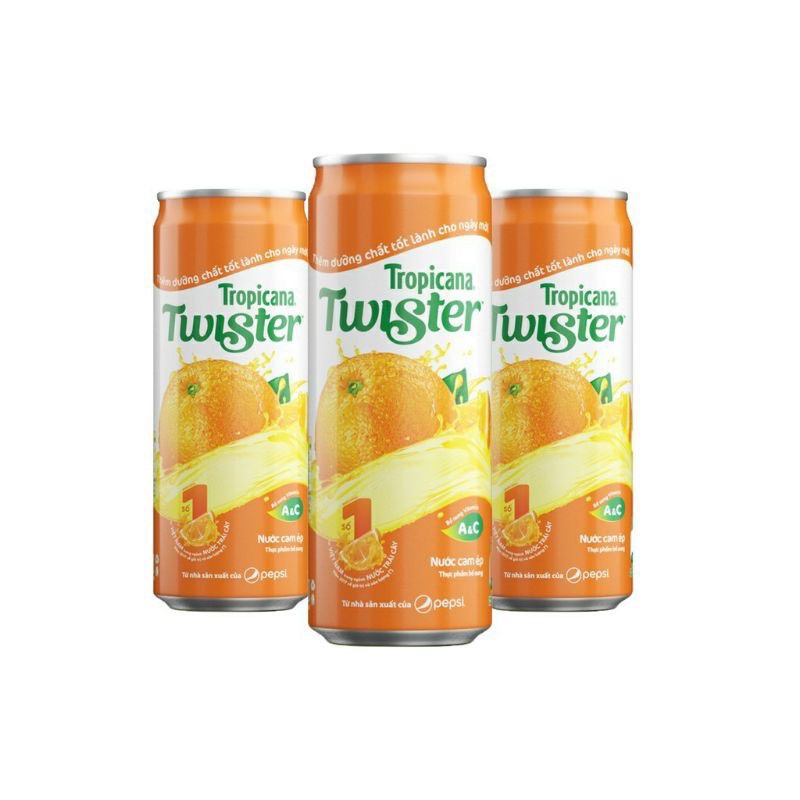 [DATE MỚI] 1 Lon nước cam ép Twister 320ml