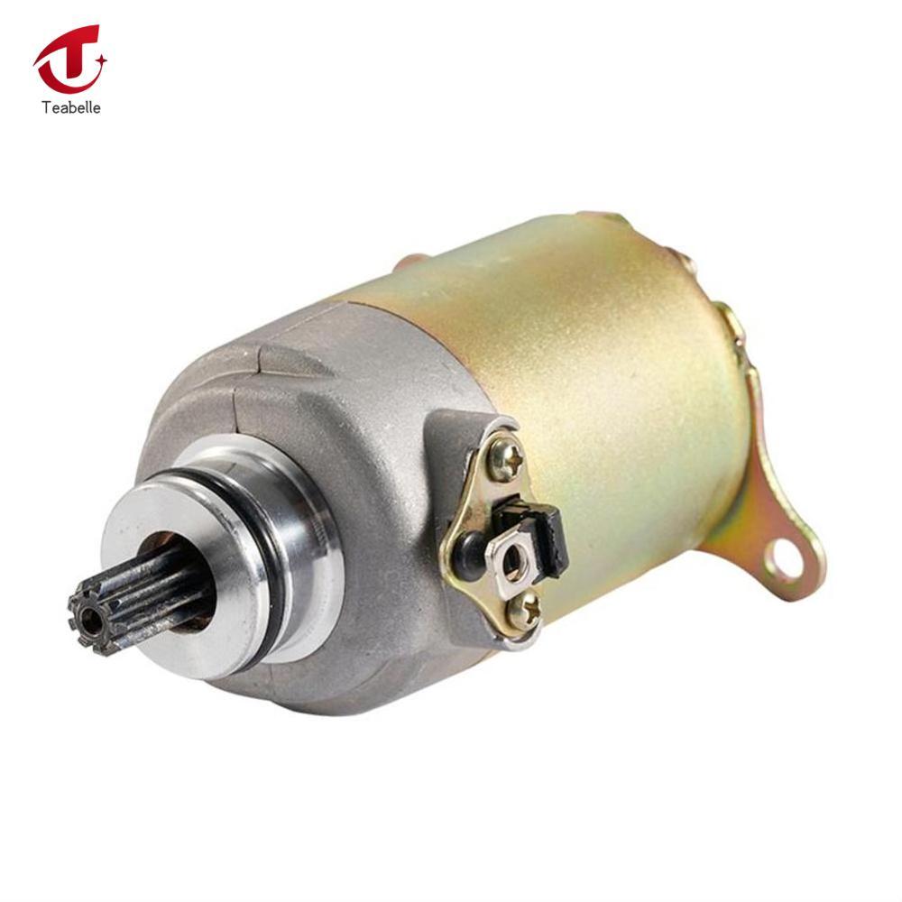 Teabelle 9 Răng Xe Máy ATV Khởi Động khởi động động cơ Động Cơ Kim Loại Khởi Động Động Cơ Thay Thế Cho Gy6 ‑ 125 Động Cơ Xe Tay Ga