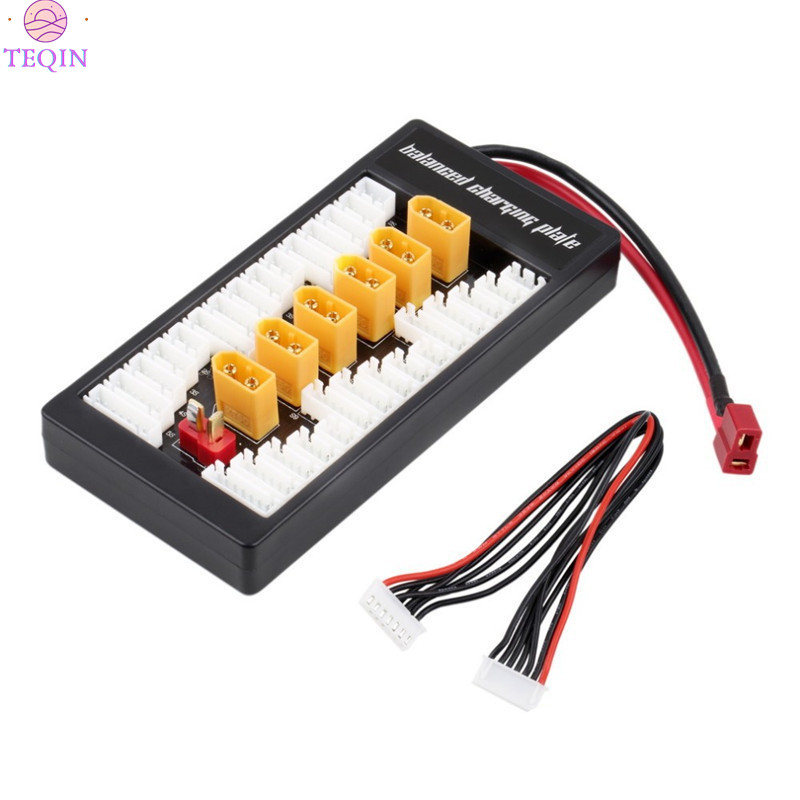 Teqin [Giao hàng nhanh] LiPo pin 3 sạc song song Bảng bộ sạc cân bằng mở rộng bảng mạch chuyển đổi XT60 B6 UN-A6 sạc cho RC FPV