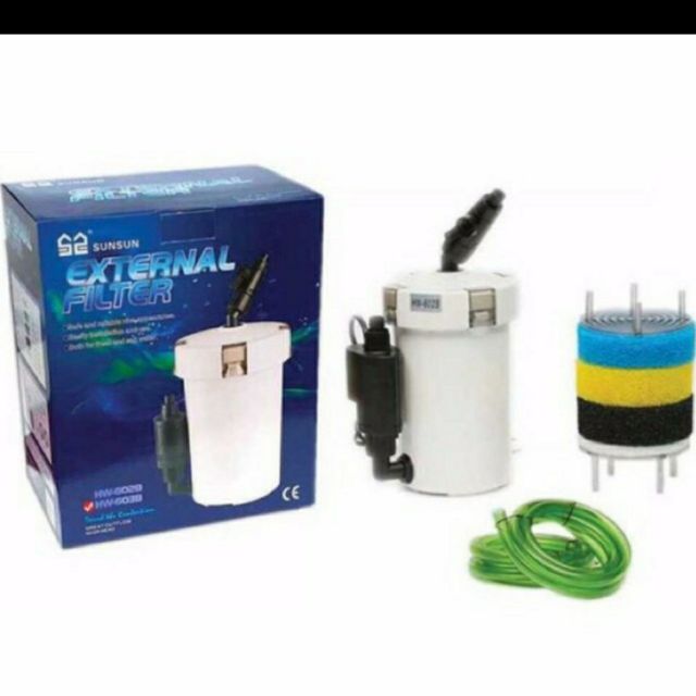 Lọc phụ có bơm sunsun hw-603b - lọc thùng cho bể cỡ nhỏ hw603b