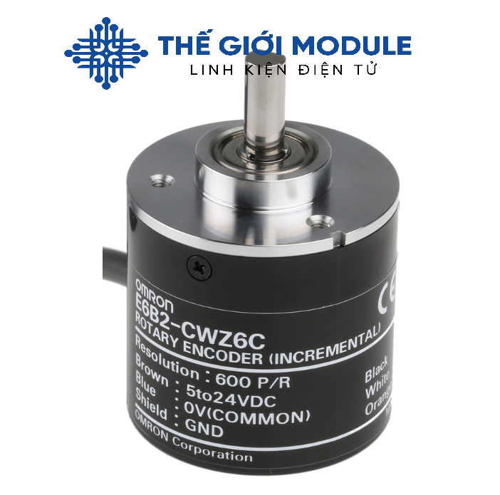 [Có sẵn] Encoder Omron E6B2-CWZ6C 600P/R ABZ 600 xung - thegioimodule
