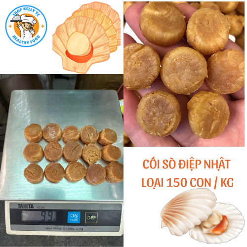 Cồi sò điệp nhật khô loại lớn nhất size 150 con/ kg -shop kelly ye