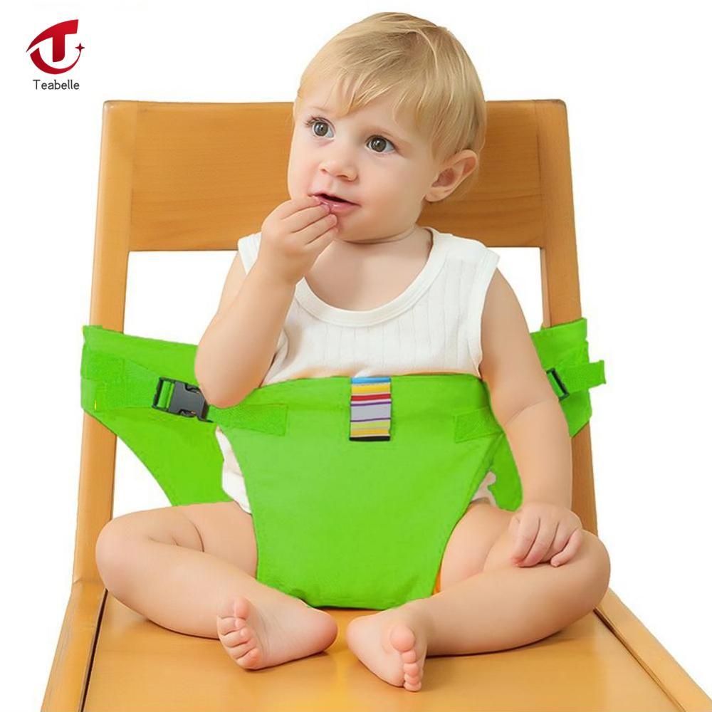Teabelle [低价清平] Dây nịt Ghế trẻ em dây đeo an toàn ghế ăn cho bé di động Ghế ngoài trời đai cố định dây đeo bảo vệ ăn uống cho bé ngăn bé ngã