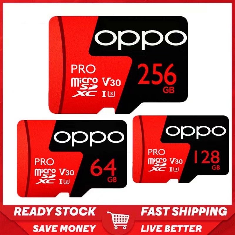 ♥ Thanh toán khi nhận hàng ♥  Thẻ nhớ OPPO Pro Micro SD U3 V30 SDHC/SDXC Thẻ nhớ TF 32GB 64GB 256GB 128GB 256GB 512GB 1TB