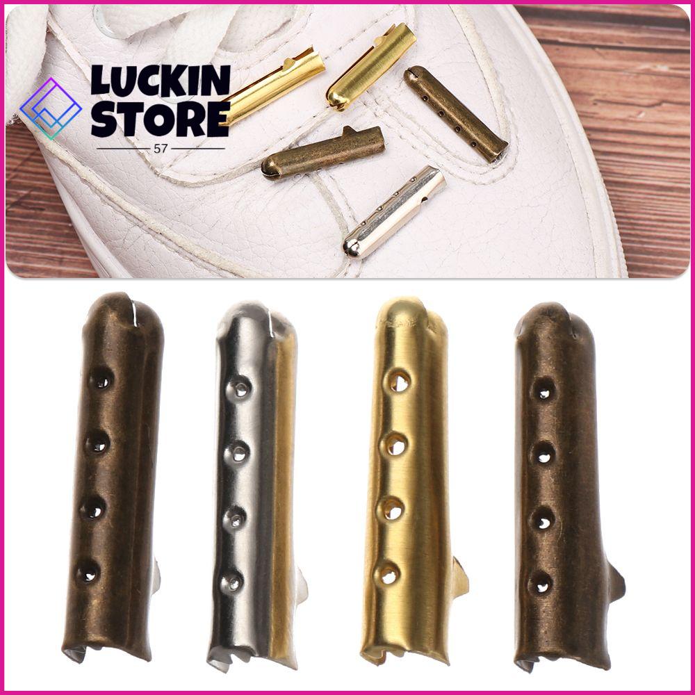 TREND 57SHOP 50pcs Đàn ông phụ nữ Phụ kiện giày DIY Sự thay thế Sửa chữa dây giày kết thúc Đầu ren giày Shoestrings  Aglets Mẹo