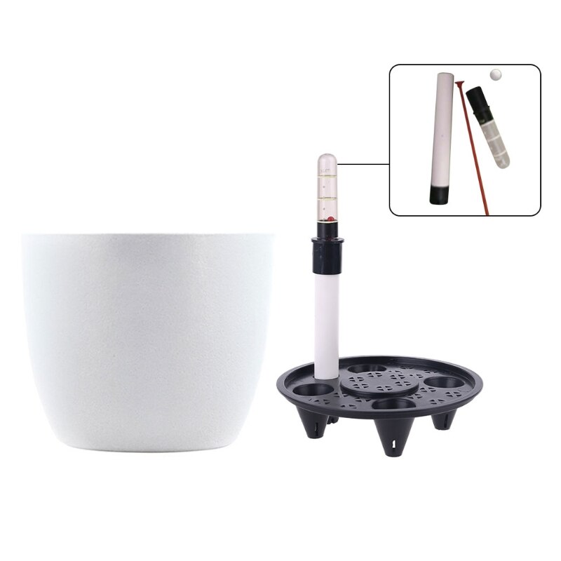 Pp tự tưới trồng chậu hoa trong nhà với mực nước chỉ số 6x5 ''vườn trang trí kiểu hiện đại chậu trồng