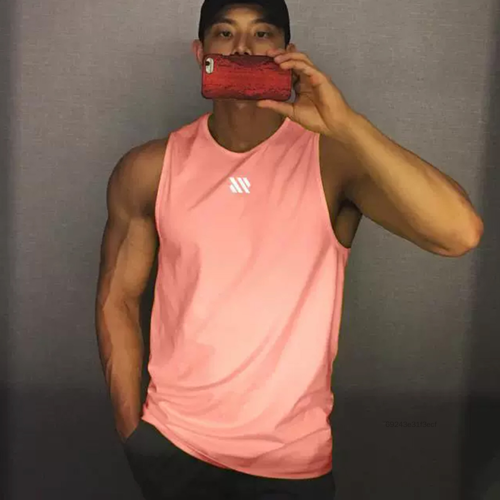Áo Sơ Mi Không Tay Tập Luyện Cho Nam Thể Thao Thể Hình Thông Thường Tập Gym Áo Sơ Mi Không Tay Dành Cho Nam Giới Năng Động Người Yêu Thể Hình eWalker-VN - 3