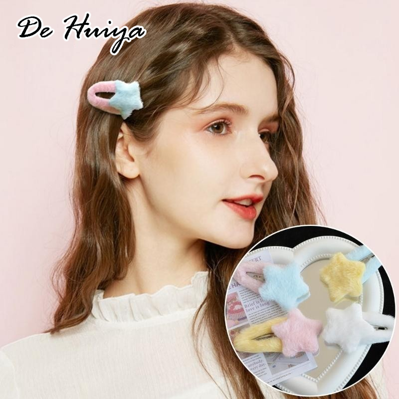 DEHUIYA ซีเรียกิ๊บติดผมน่ารักหรูหราดาว Y2K สไตล์มินิดาวหวานทำด้วยมืออุปกรณ์เสริมเท้า ราคา 11 บาท*ส่งฟรี