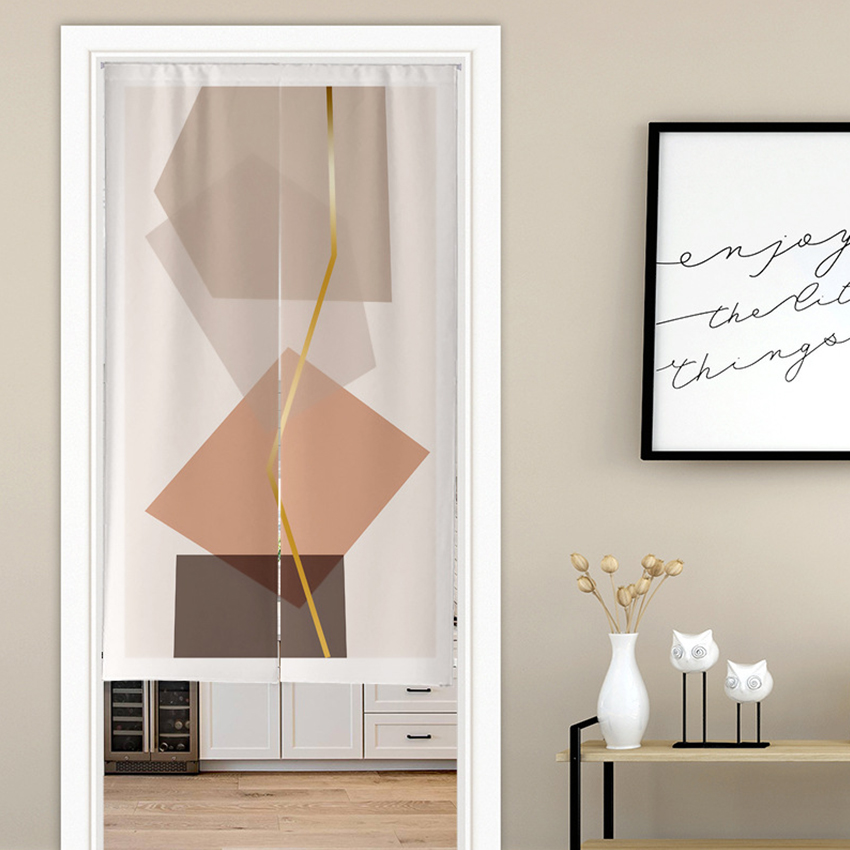 มู่ลี่  Ellalyn-ผ้าม่านประตู ผ้าม่านแขวนติดตั้งแบบไม่ต้องเจาะ insกั้นห้องกันลม มู่ลี่ห้อง TN-ML4710 ราคาพิเศษ