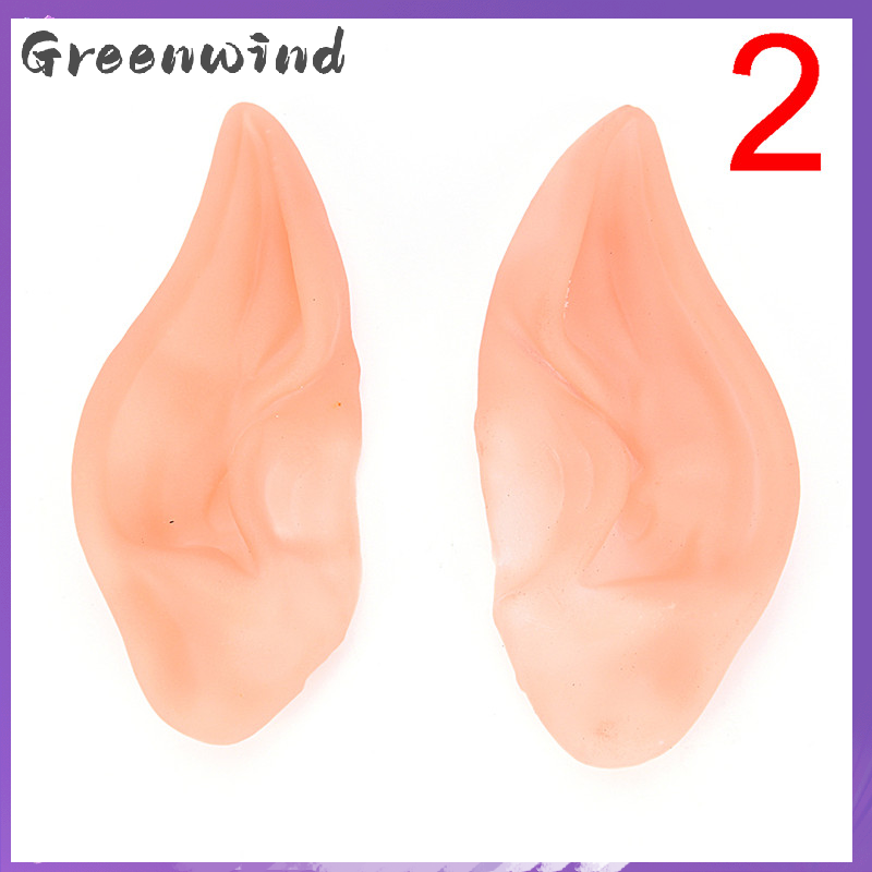 Greenwind Hot Latex Giả Cổ Tích Pixie Elf Tai Halloween Trang Phục Cosplay Đạo Cụ Sân Khấu